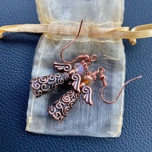 Angel earrings